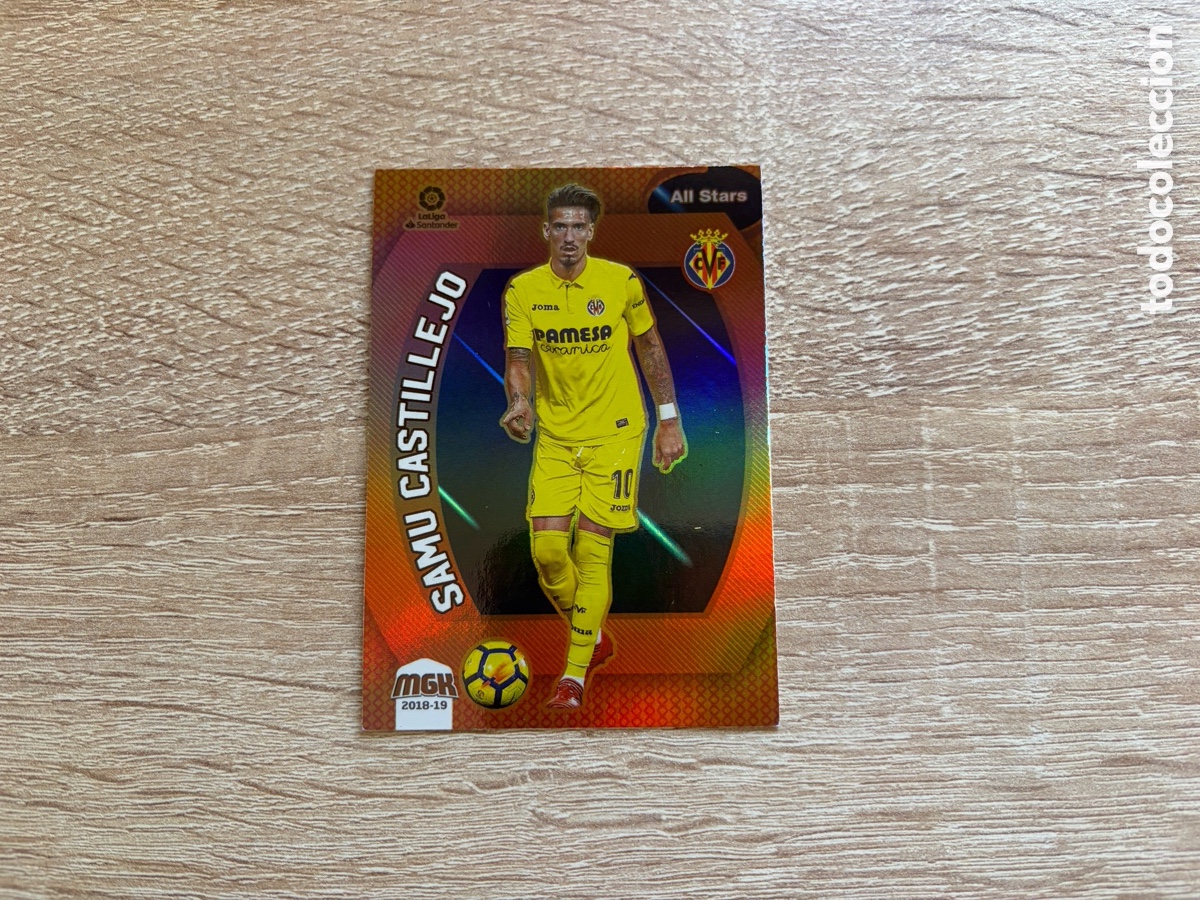 Cromos de f&uacute;tbol: 540 SAMU CASTILLEJO ALL STARS BRONCE MEGACRACKS MGK 2018 2019 18 19 VILLARREAL CF