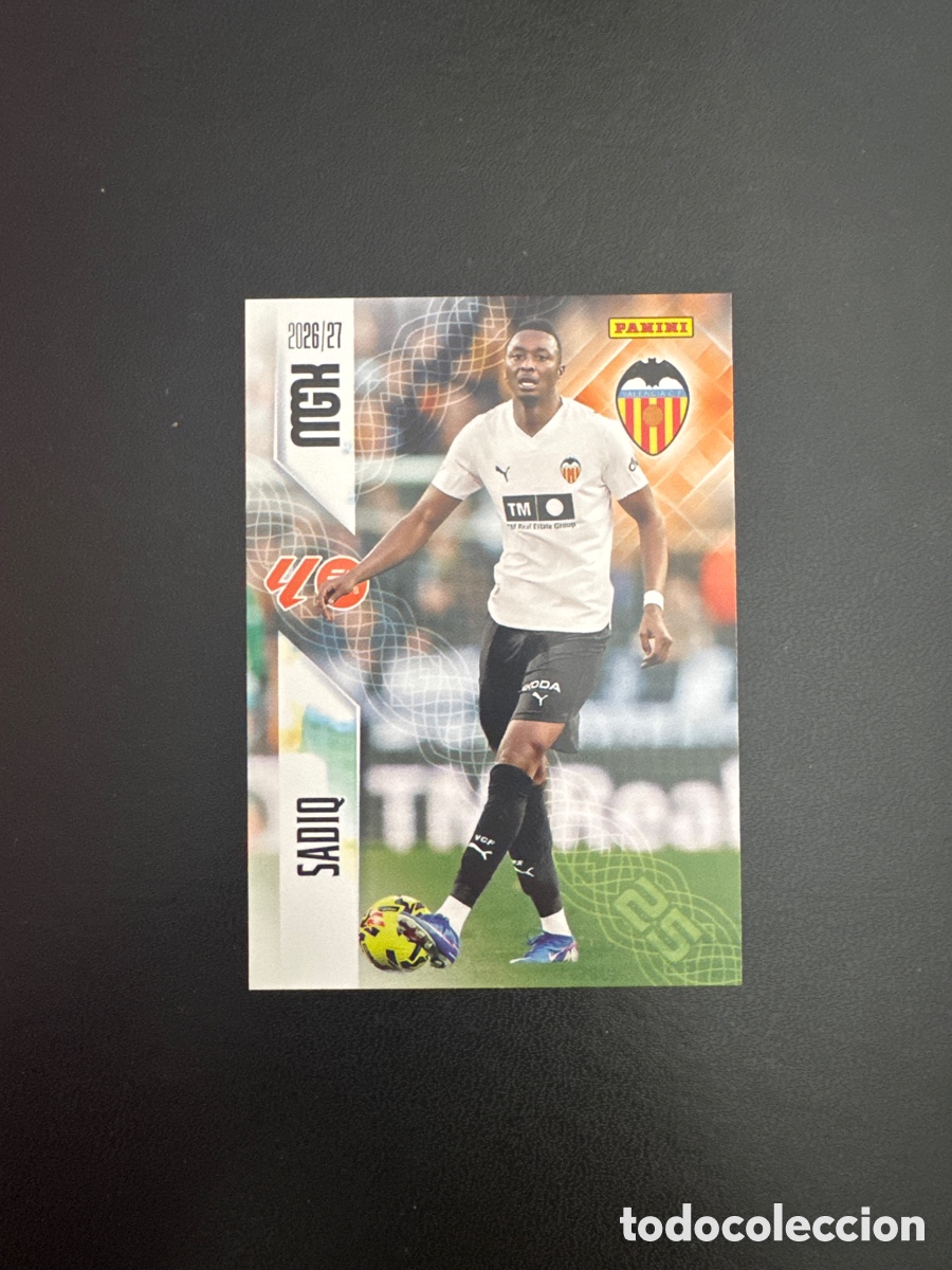 Cromos de f&uacute;tbol: SADIQ VALENCIA NUMERO 360 MEGACRACKS 2026 2027