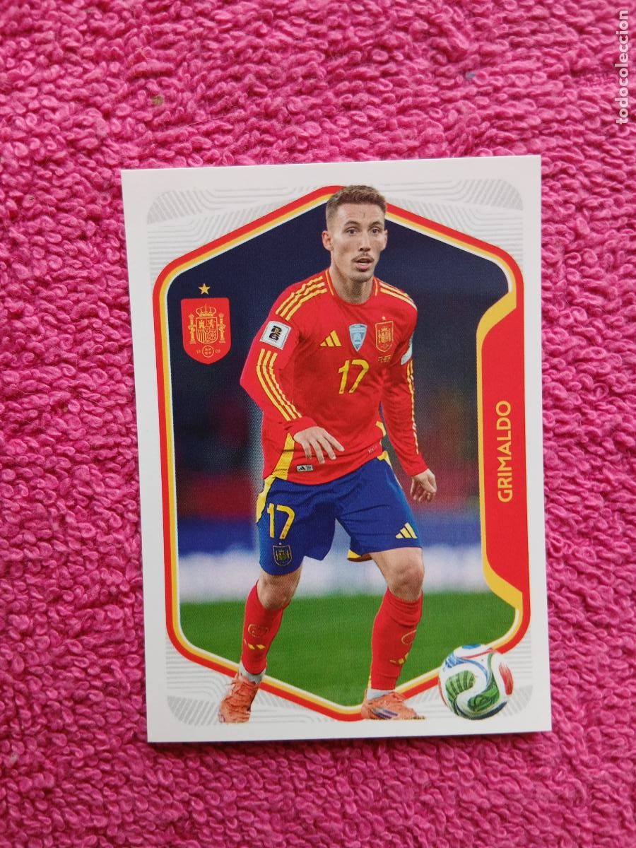 Cromos de f&uacute;tbol: espa&ntilde;a 2026 29 grimaldo selecci&oacute;n espa&ntilde;ola panini carrefour family (A)