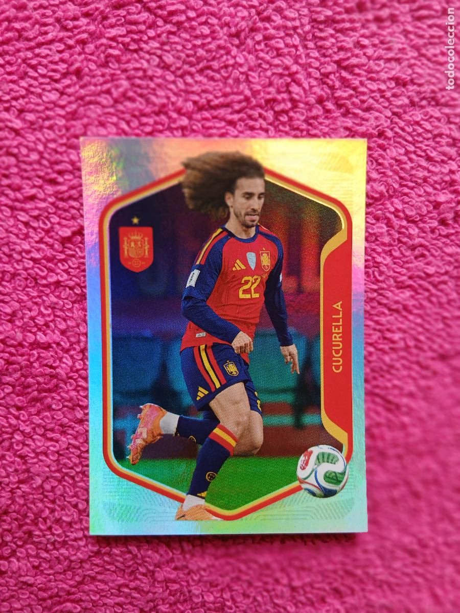 Cromos de f&uacute;tbol: espa&ntilde;a 2026 28 cucurella selecci&oacute;n espa&ntilde;ola panini carrefour family (A)