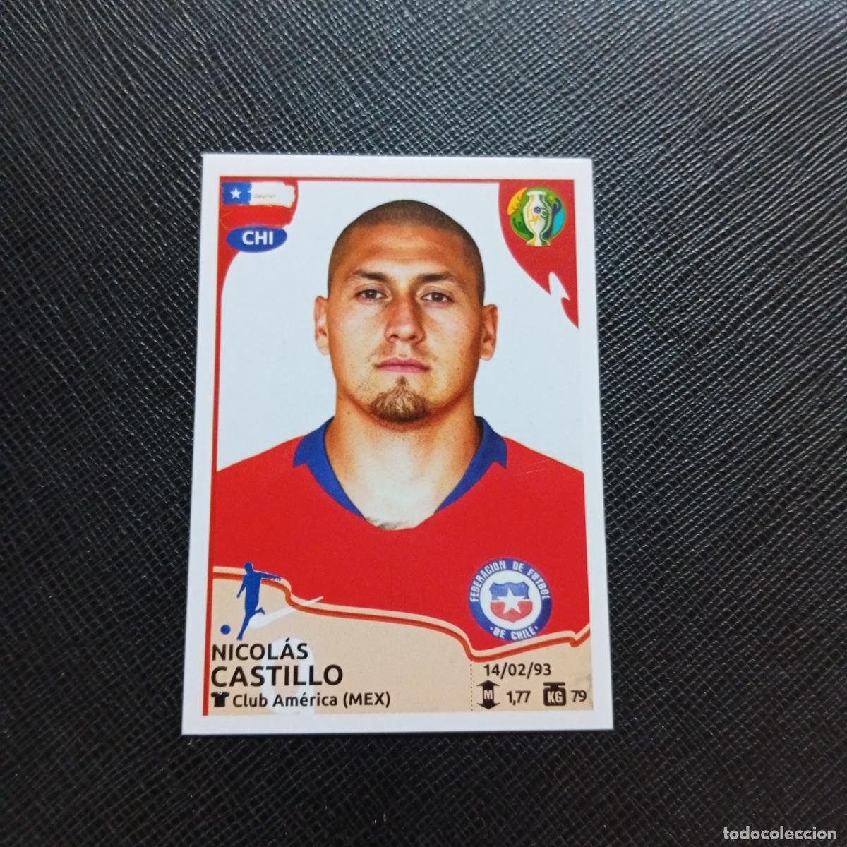 Cromos de f&uacute;tbol: 324 CASTILLO CHILE PANINI COPA AMERICA BRASIL 2019 CROMO FUTBOL 19 - SIN PEGAR