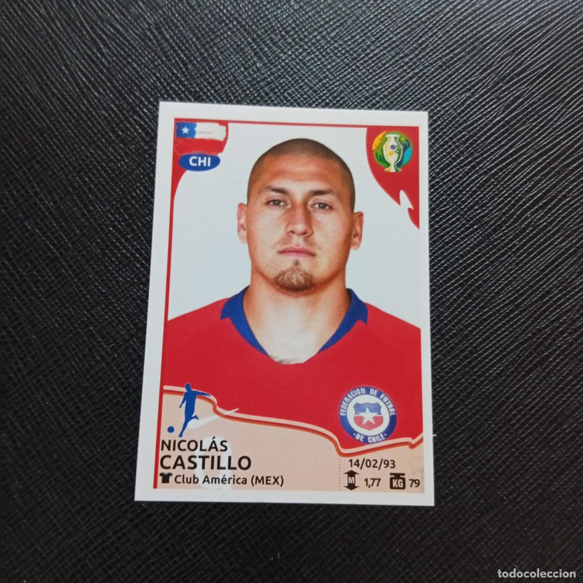 Cromos de f&uacute;tbol: 324 CASTILLO CHILE PANINI COPA AMERICA BRASIL 2019 CROMO FUTBOL 19 - SIN PEGAR B