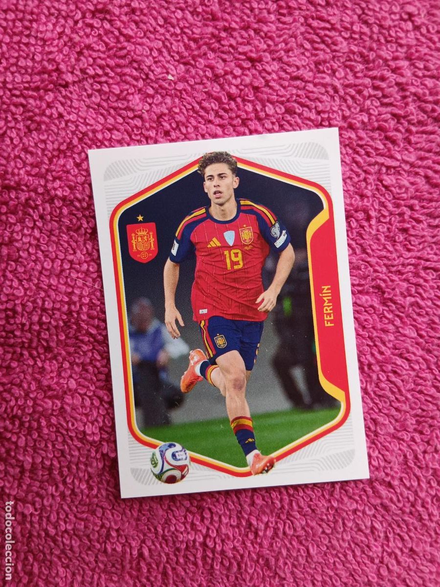 Cromos de f&uacute;tbol: espa&ntilde;a 2026 46 ferm&iacute;n selecci&oacute;n espa&ntilde;ola panini carrefour family (A)