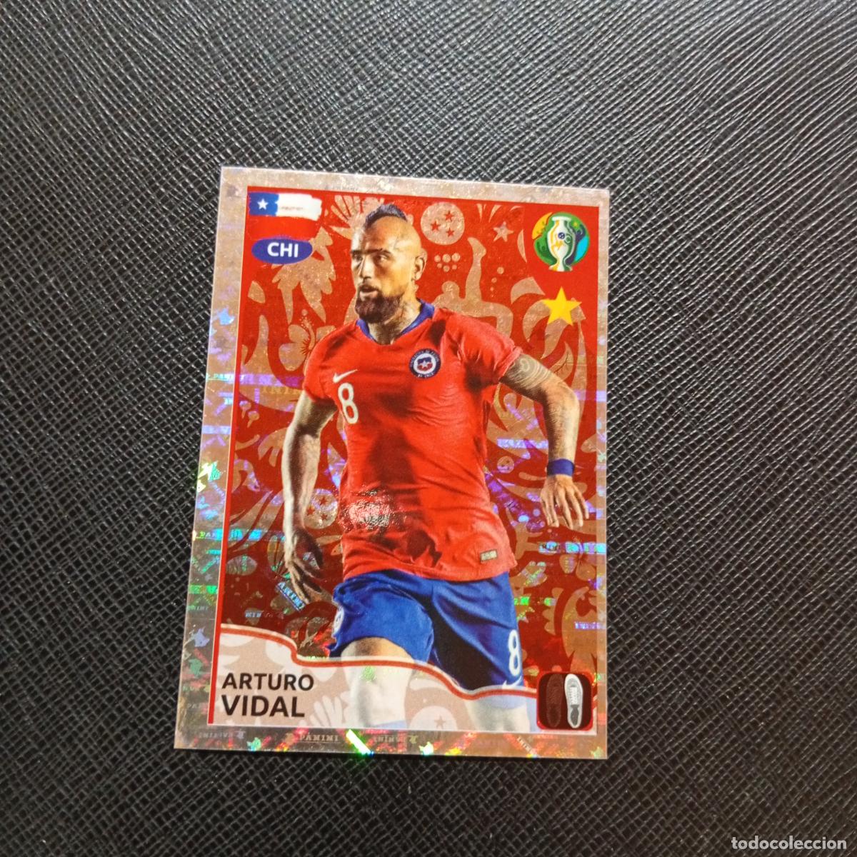 Cromos de f&uacute;tbol: 343 VIDAL CHILE PANINI COPA AMERICA BRASIL 2019 CROMO FUTBOL 19 - SIN PEGAR B