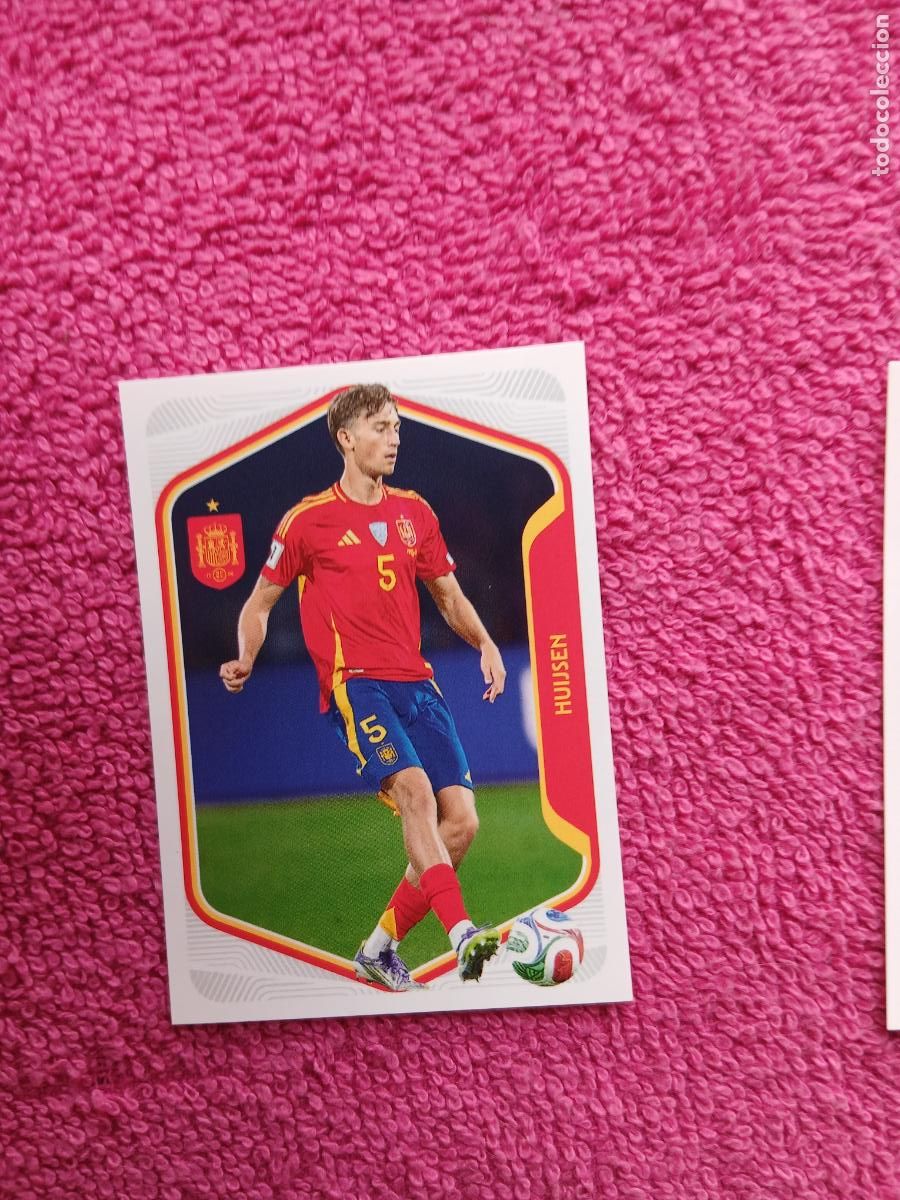 Cromos de f&uacute;tbol: espa&ntilde;a 2026 22 huijsen selecci&oacute;n espa&ntilde;ola panini carrefour family mundial de futbol (A)