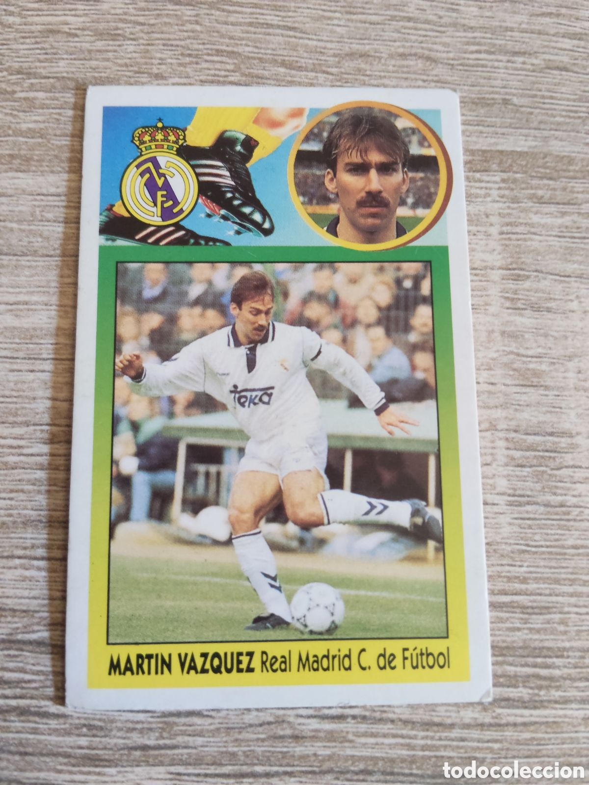 Cromos de f&uacute;tbol: Mart&iacute;n V&aacute;zquez Real Madrid liga 1993 1994 93 94 ediciones este