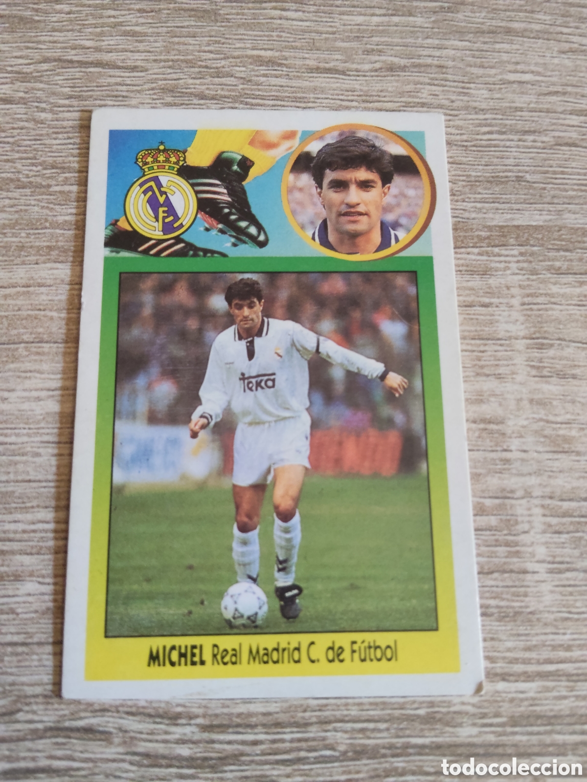Cromos de f&uacute;tbol: Michel Real Madrid liga 1993 1994 93 94 ediciones este