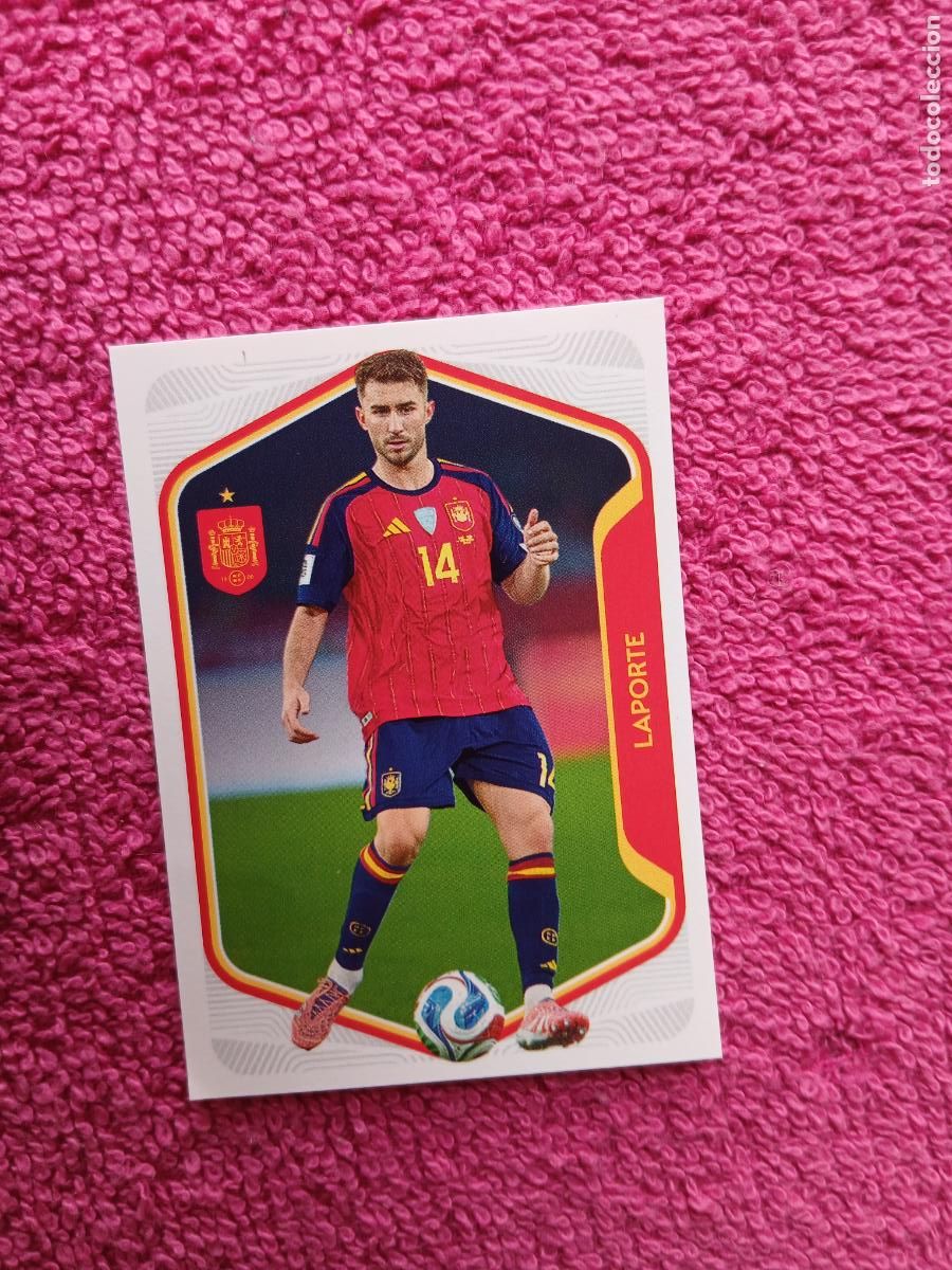 Cromos de f&uacute;tbol: espa&ntilde;a 2026 20 laporte selecci&oacute;n espa&ntilde;ola panini carrefour family mundial de futbol (A)