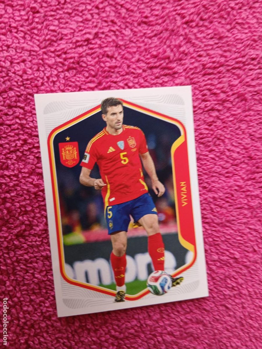 Cromos de f&uacute;tbol: espa&ntilde;a 2026 18 vivian selecci&oacute;n espa&ntilde;ola panini carrefour family mundial de futbol (A)