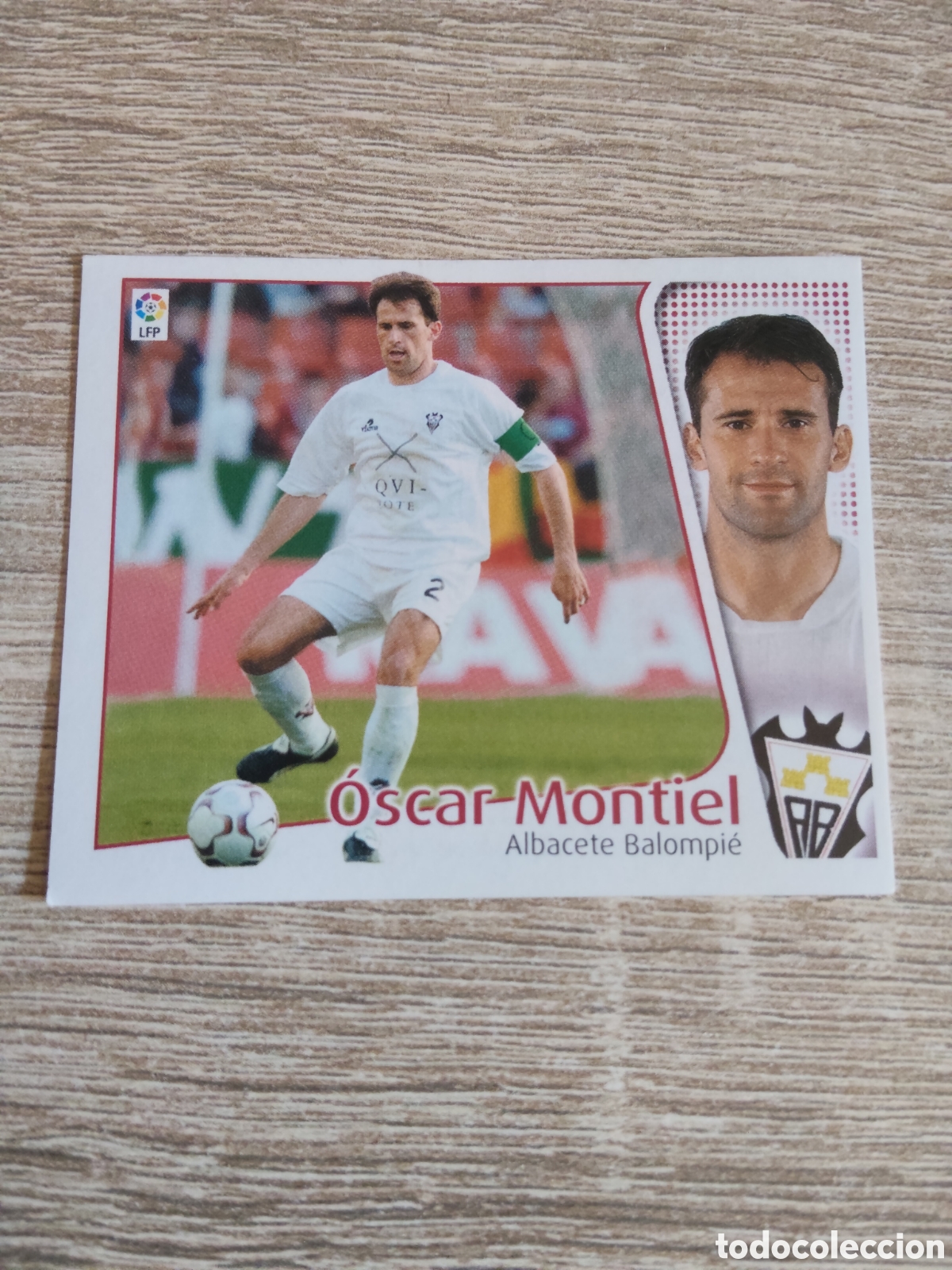 Cromos de f&uacute;tbol: &Oacute;scar Montiel Albacete liga 2004 2005 04 05 ediciones este