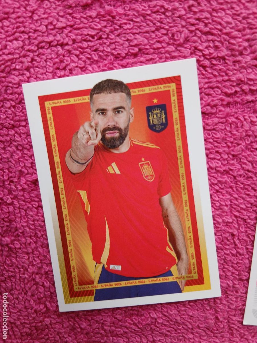 Cromos de f&uacute;tbol: espa&ntilde;a 2026 15 carvajal selecci&oacute;n espa&ntilde;ola panini carrefour family mundial de futbol (A)