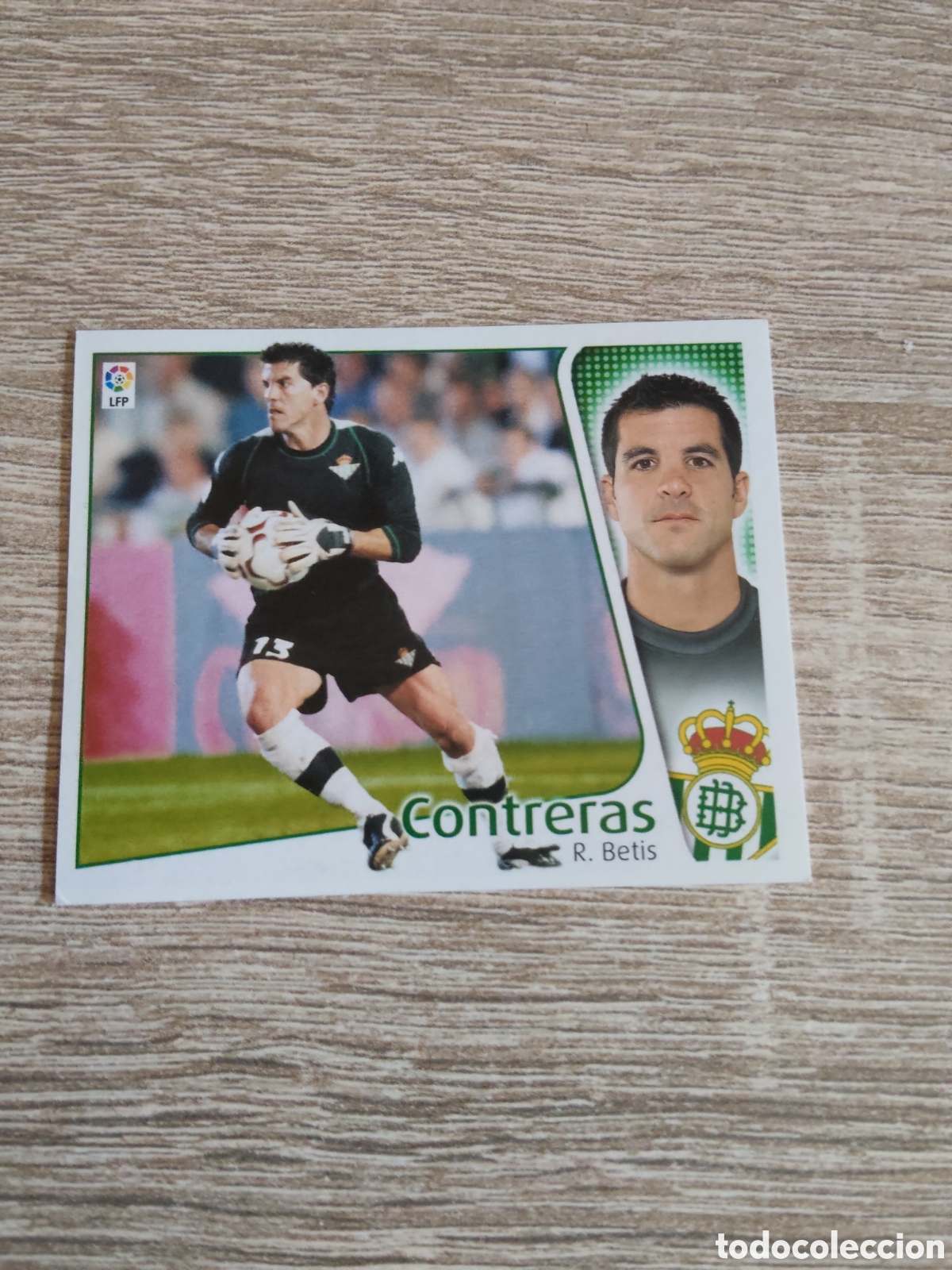 Cromos de f&uacute;tbol: Contreras Real Betis liga 2004 2005 04 05 ediciones este