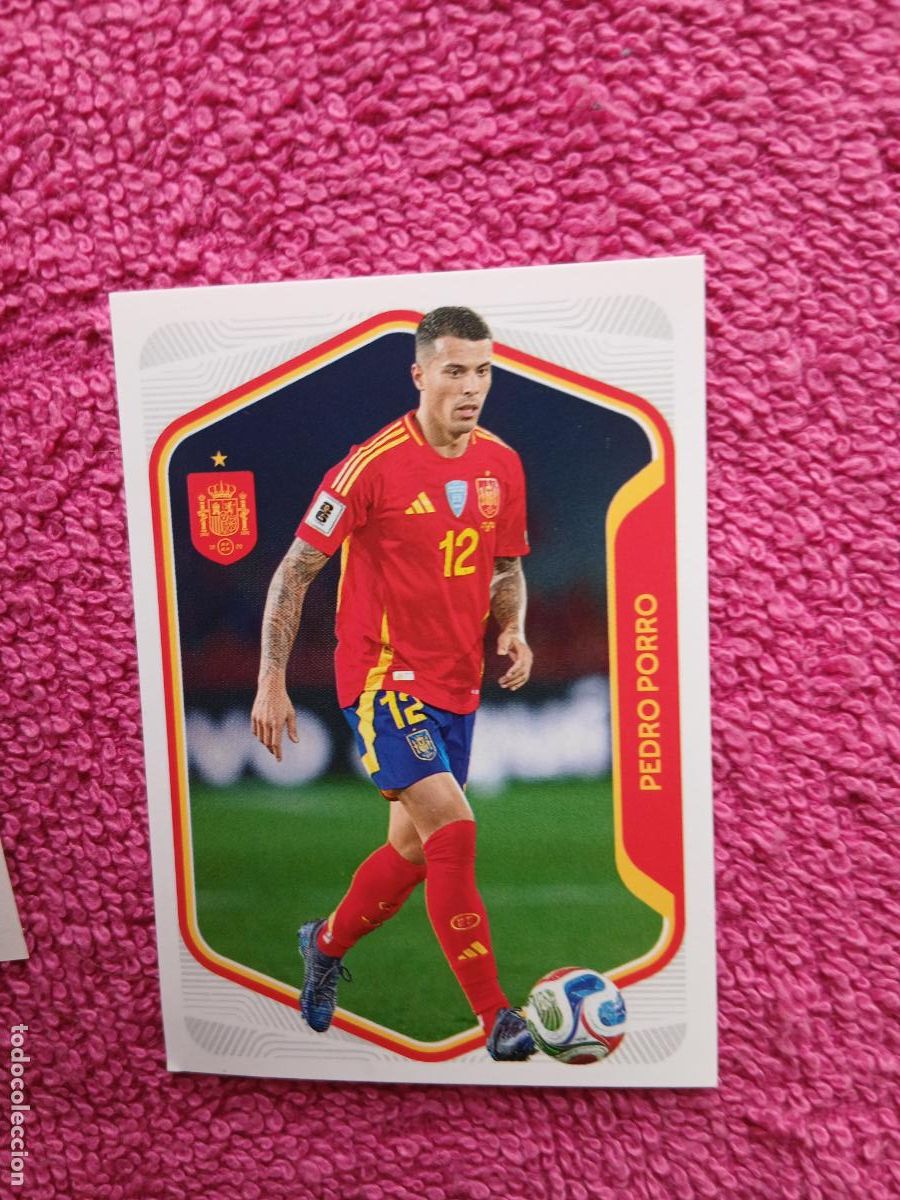 Cromos de f&uacute;tbol: espa&ntilde;a 2026 14 pedro porro selecci&oacute;n espa&ntilde;ola panini carrefour family mundial de futbol (A)
