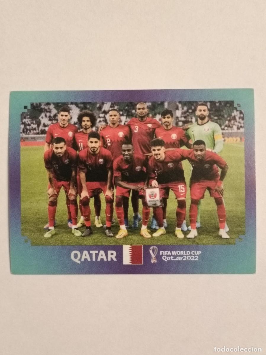 Cromos de f&uacute;tbol: #QAT 1 EQUIPO (QATAR) MUNDIAL QATAR 2022 PANINI