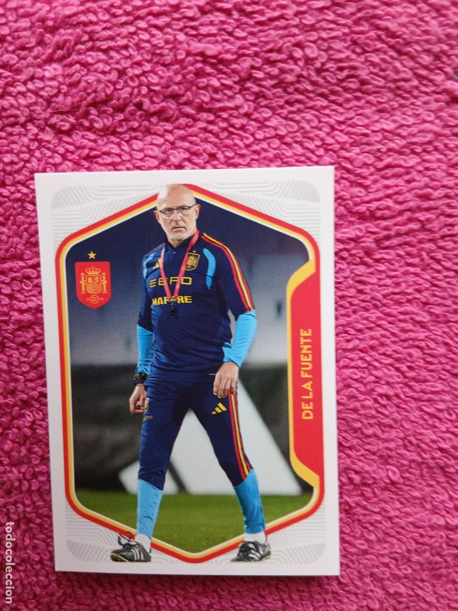 Cromos de f&uacute;tbol: espa&ntilde;a 2026 8 de la fuente selecci&oacute;n espa&ntilde;ola panini carrefour family mundial de futbol (A)