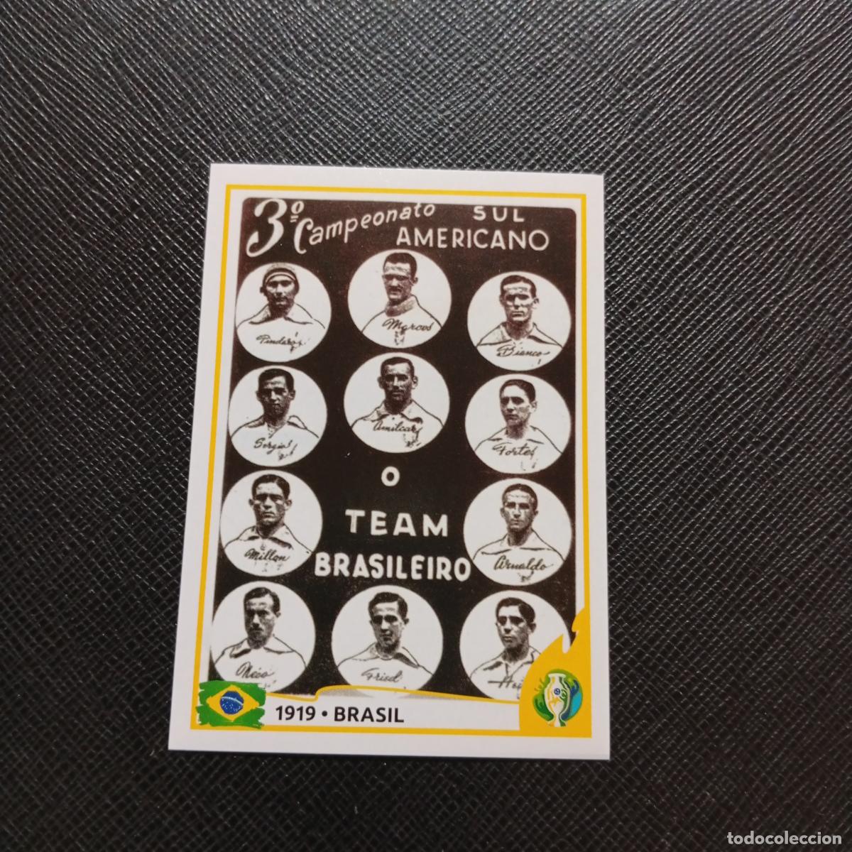 Football Stickers: 365 LOGO 1919 BRASIL PANINI COPA AMERICA BRASIL 2019 CROMO FUTBOL 19 - SIN PEGAR