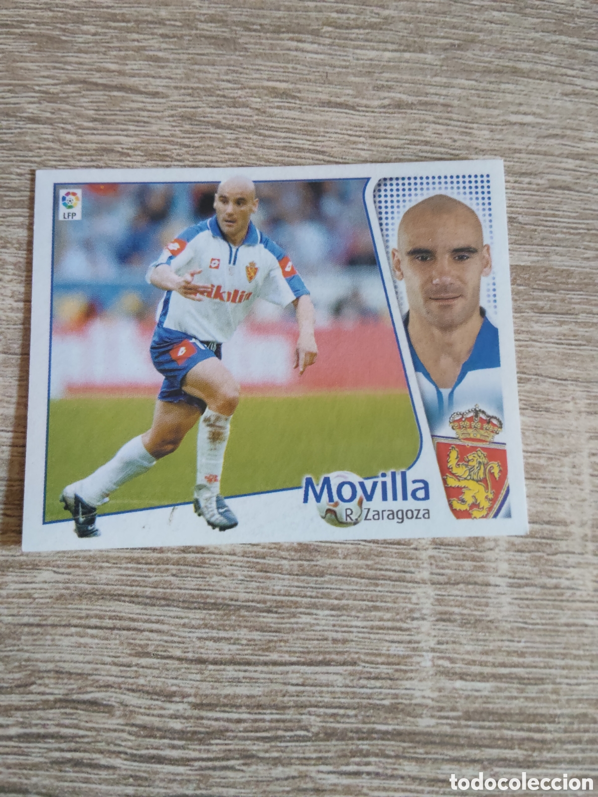 Football Stickers: Movilla Real Zaragoza liga 2004 2005 04 05 ediciones este