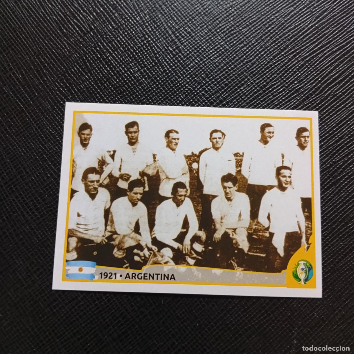 Football Stickers: 366 ARGENTINA 1921 ALINEACION PANINI COPA AMERICA BRASIL 2019 CROMO FUTBOL 19 - SIN PEGAR