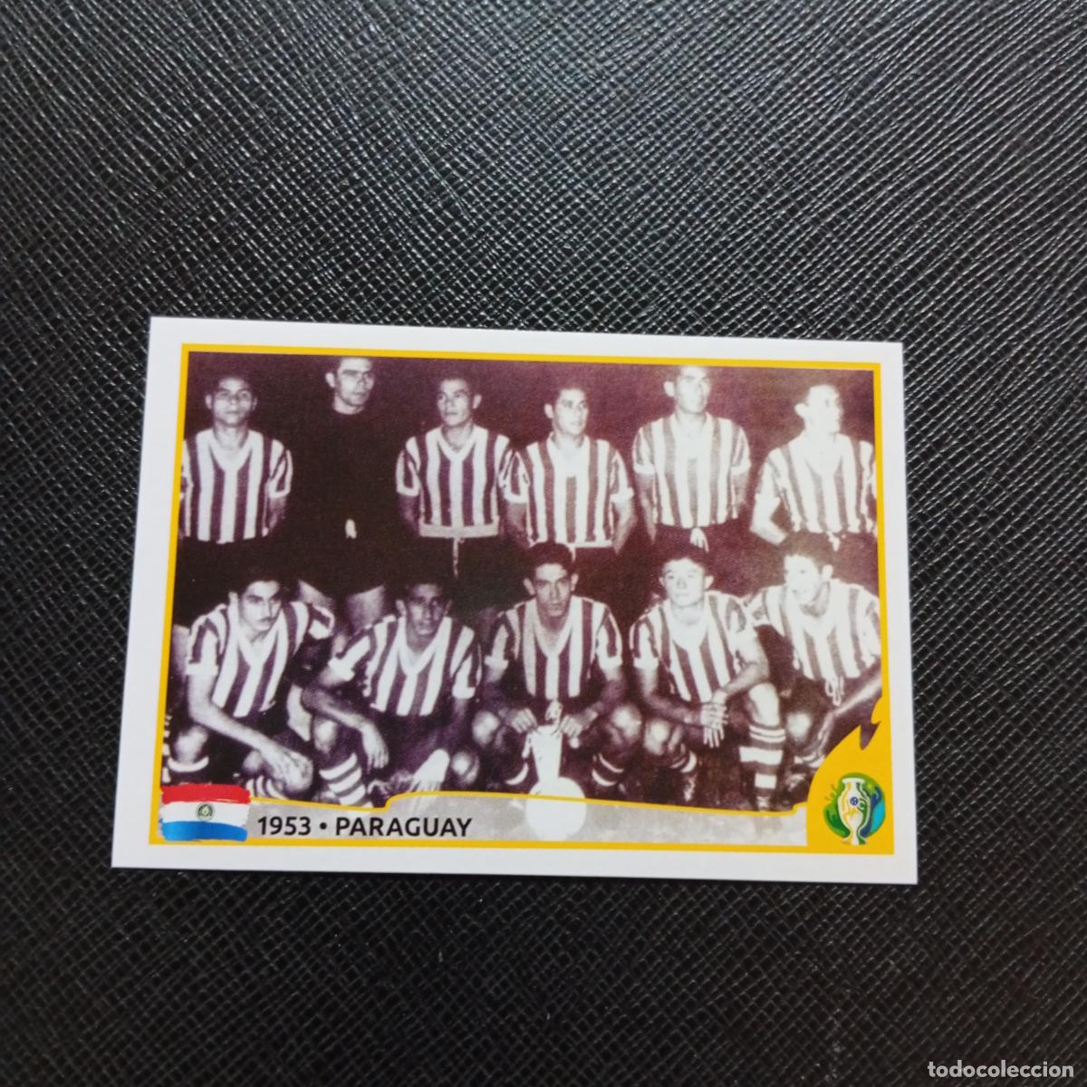Cromos de f&uacute;tbol: 369 1953 PARAGUAY ALINEACION PANINI COPA AMERICA BRASIL 2019 CROMO FUTBOL 19 - SIN PEGAR