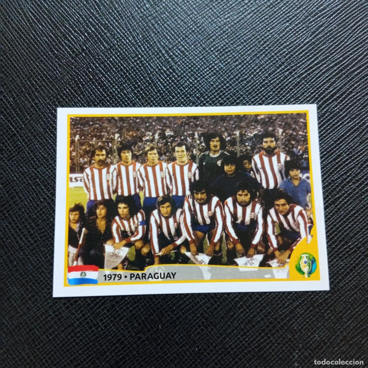 Cromos de f&uacute;tbol: 371 1979 PARAGUAY ALINEACION PANINI COPA AMERICA BRASIL 2019 CROMO FUTBOL 19 - SIN PEGAR