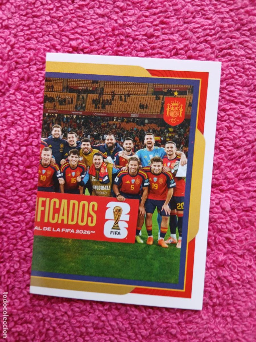 Cromos de f&uacute;tbol: espa&ntilde;a 2026 3 equipo selecci&oacute;n espa&ntilde;ola panini carrefour family mundial de futbol (A)