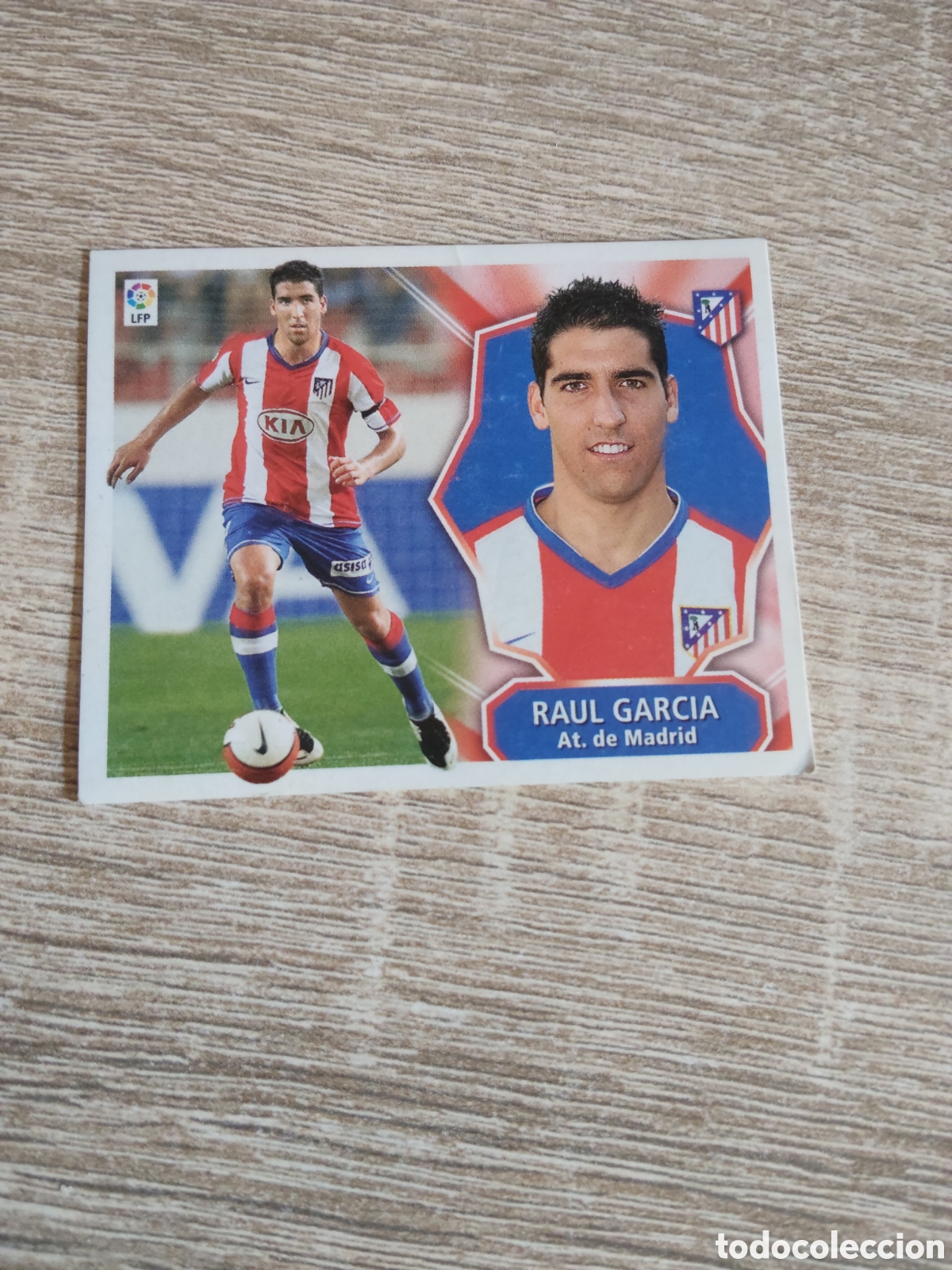 Cromos de f&uacute;tbol: Ra&uacute;l Garc&iacute;a Atl&eacute;tico de Madrid liga 2008 2009 08 09 ediciones este