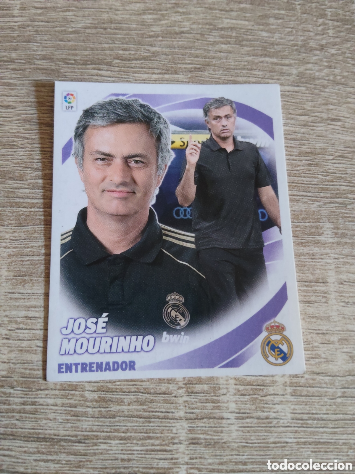 Cromos de f&uacute;tbol: Jos&eacute; Mourinho Real Madrid liga 2012 2013 12 13 ediciones este
