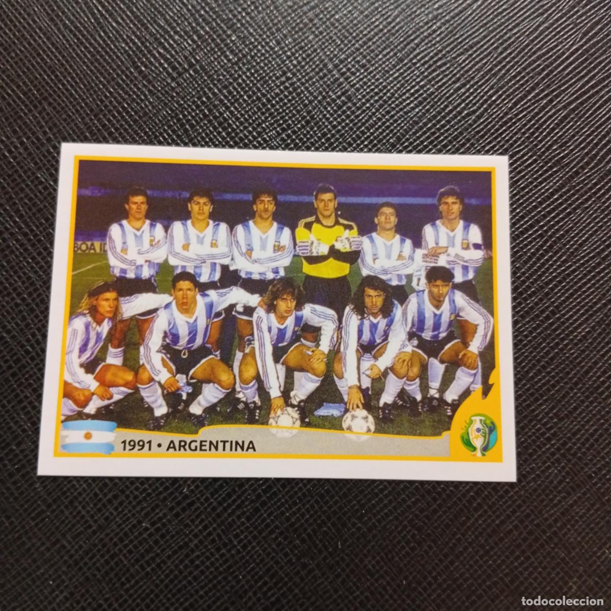 Cromos de f&uacute;tbol: 374 1991 ARGENTINA ALINEACION PANINI COPA AMERICA BRASIL 2019 CROMO FUTBOL 19 - SIN PEGAR