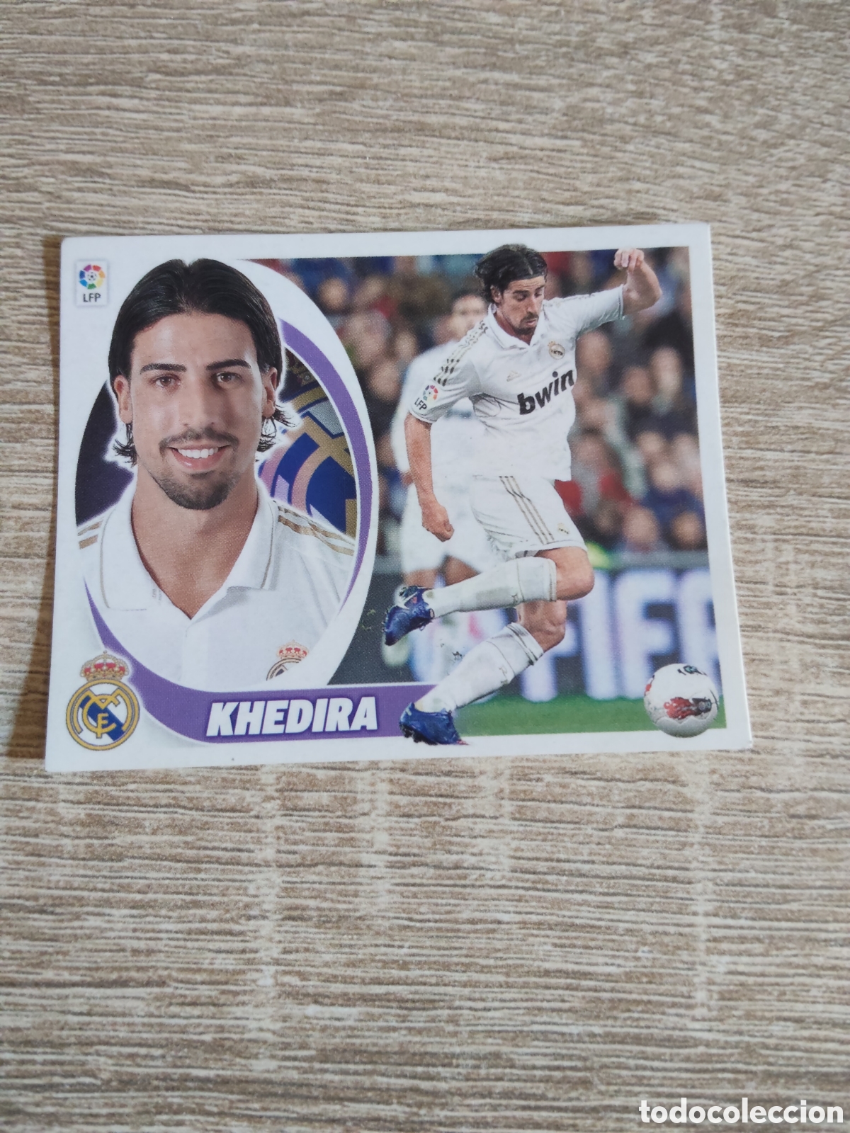 Cromos de f&uacute;tbol: Khedira Real Madrid liga 2012 2013 12 13 ediciones este