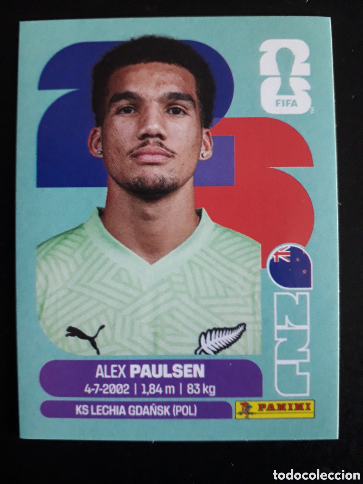 Cromos de f&uacute;tbol: PAULSEN NUEVA ZELANDA NZL 3 MUNDIAL F&Uacute;TBOL 2026 FIFA WORLD CUP PANINI SIN PEGAR PEDIDO M&Iacute;NIMO 3&euro;