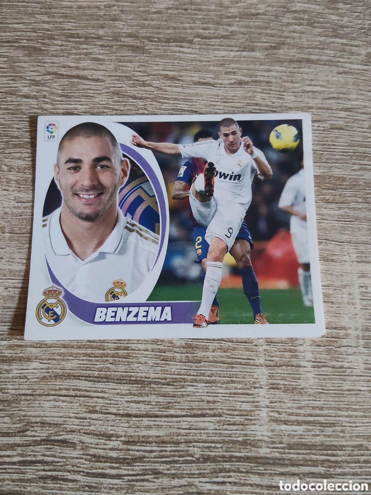 Cromos de f&uacute;tbol: Benzema Real Madrid liga 2012 2013 12 13 ediciones este