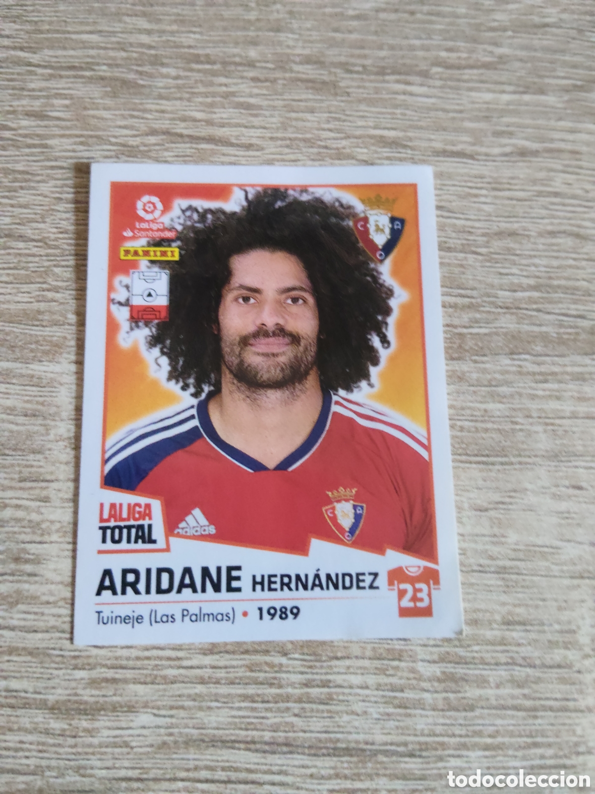 Cromos de f&uacute;tbol: Aridane 294 Osasuna la liga total 2022 2023 22 23