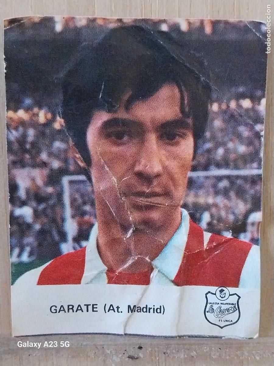 Football Stickers: GARATE AT ATLETICO MADRID LIGA 1971 71 72 PROMO LA CASERA GASEOSA ED FHER ORIGINAL