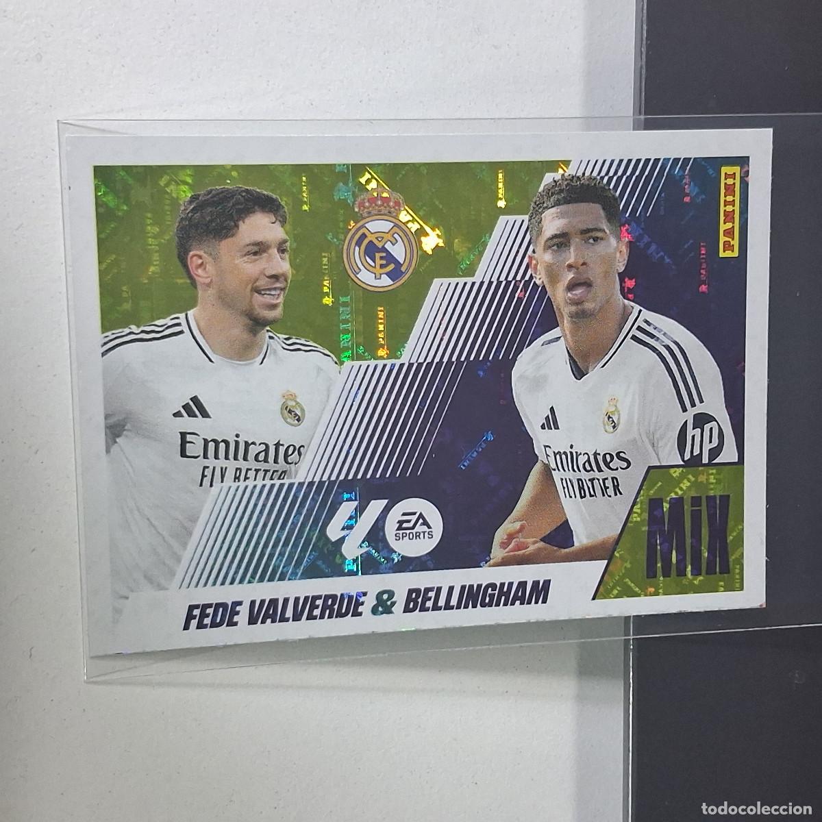 Fu&szlig;ball-Sticker: D3 7 FEDE VALVERDE BELLINGHAM REAL MADRID MIX LIGA ESTE 2025 2026 25 26 PANINI STICKERS CROMOS