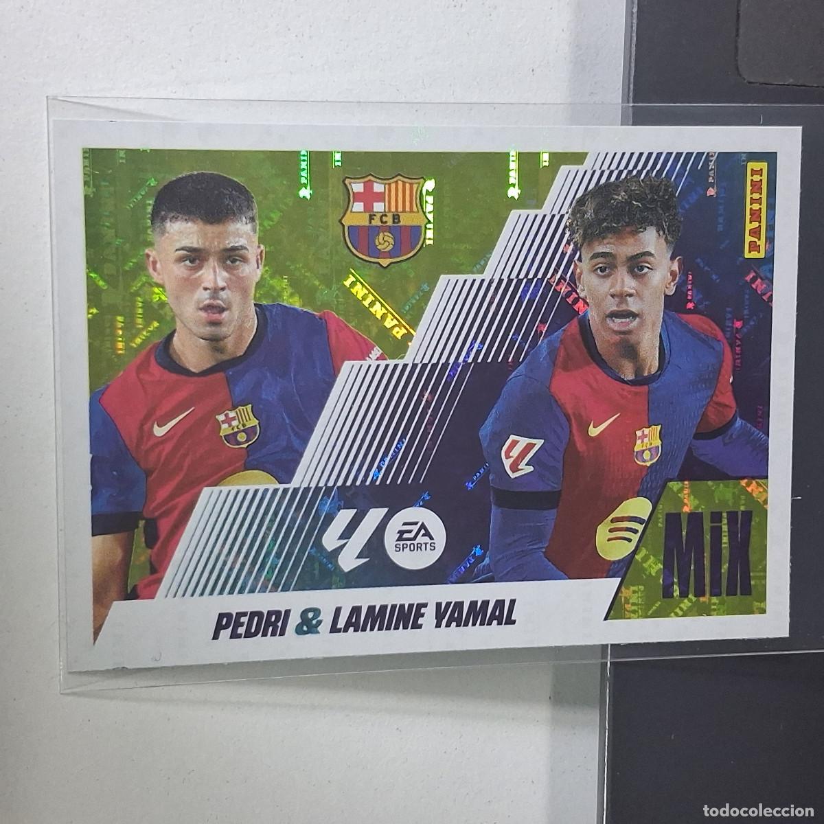 Fu&szlig;ball-Sticker: D3 20 PEDRI YAMINE YAMAL BARCELONA MIX LIGA ESTE 2025 2026 25 26 PANINI STICKERS CROMOS