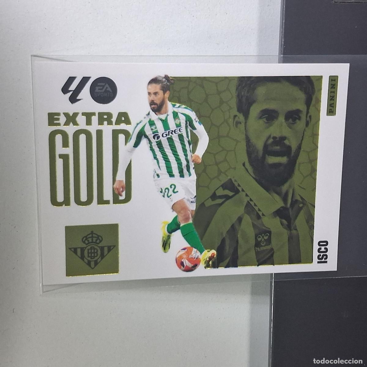 Cromos de f&uacute;tbol: D3 ISCO BETIS EXTRA GOLD LIGA ESTE 2025 2026 25 26 PANINI STICKERS CROMOS