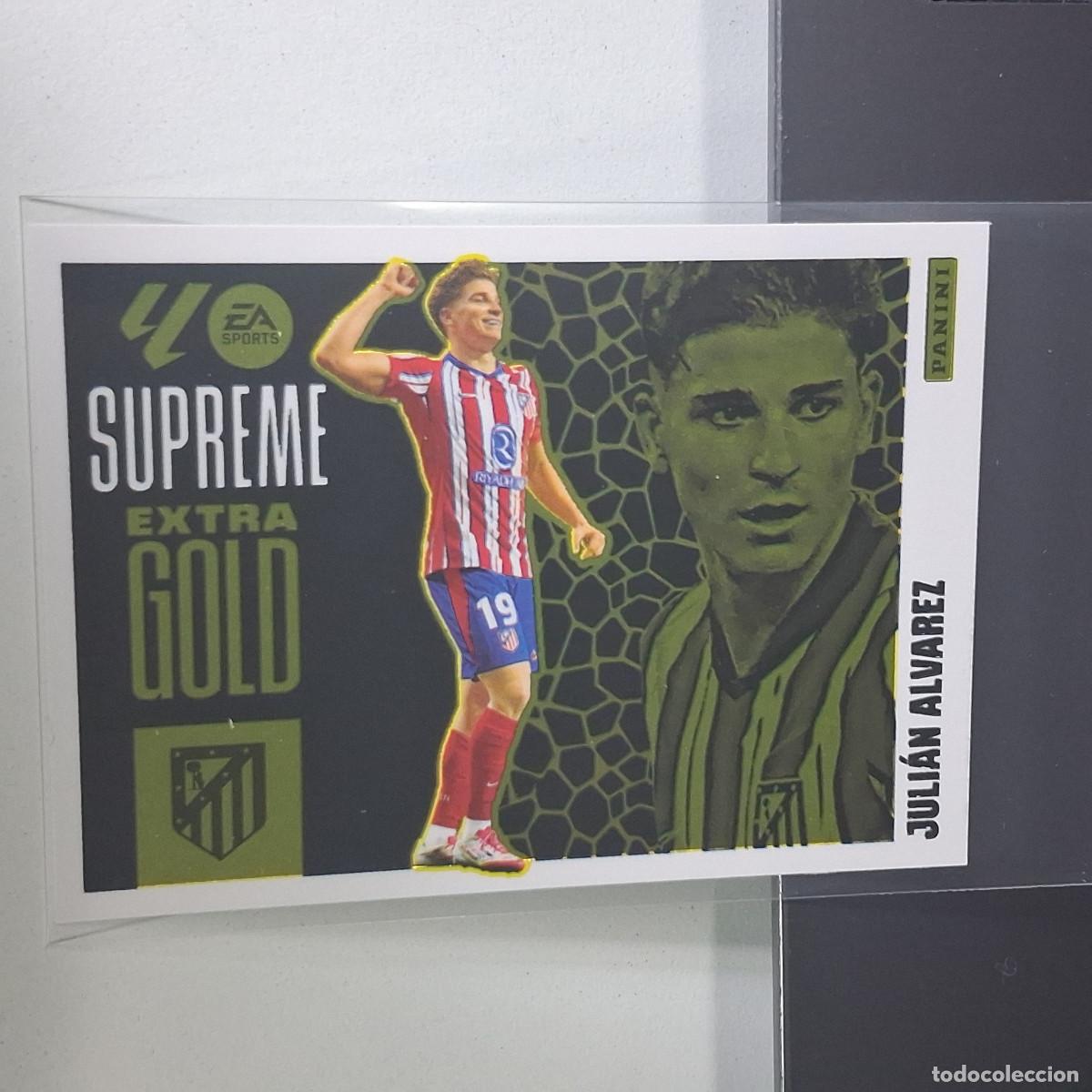 Cromos de Futebol: D3 JULIAN ALVAREZ ATLETICO DE MADRID SUPREME EXTRA LIGA ESTE 2025 2026 25 26 PANINI STICKERS CROMOS