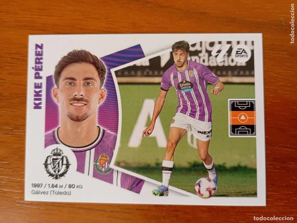 Cromos de f&uacute;tbol: CROMO. KIKE PEREZ. VALLADOLID CF. LIGA ESTE 2024 25. NUM 13 BIS. COLOCA. NUNCA PEGADO.