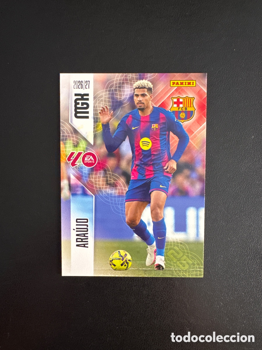 Cromos de f&uacute;tbol: ARAUJO BARCELONA N&Uacute;MERO 80 MEGACRACKS 2026 2027