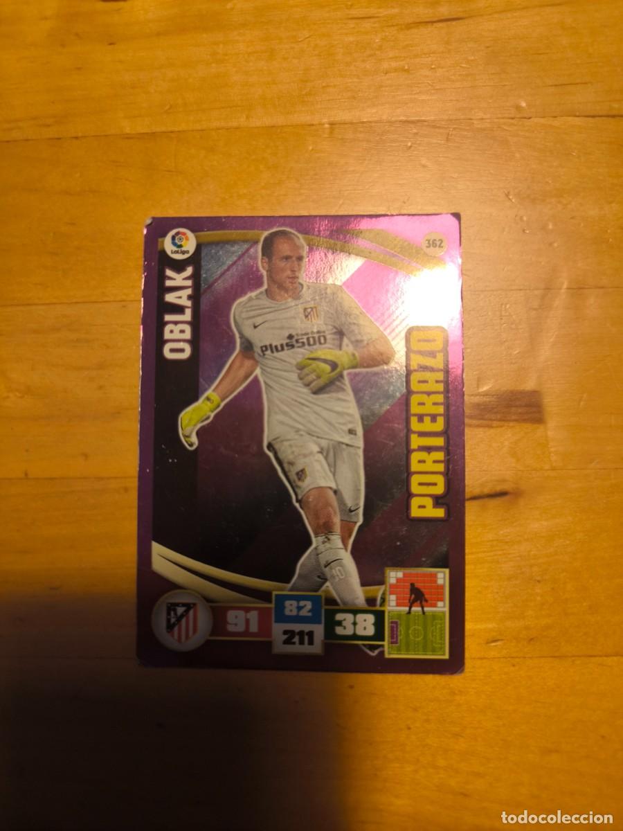 Cromos de f&uacute;tbol: Oblak Porterazo Adrenalyn XL 2015-16