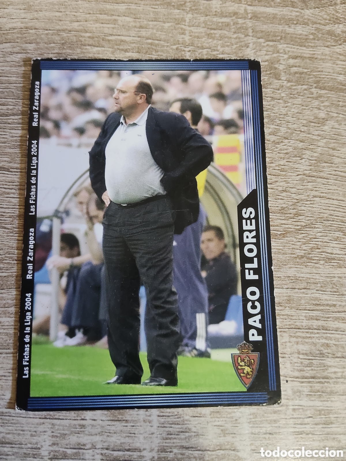 Cromos de f&uacute;tbol: Mundicromo las fichas de la liga 2004 489 Paco Flores Real Zaragoza