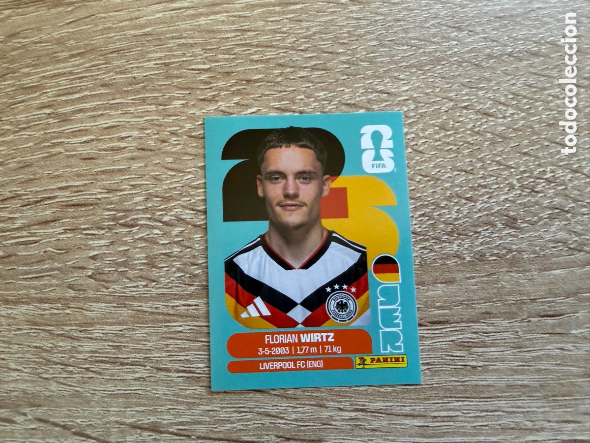 Cromos de f&uacute;tbol: GER 11 SERGE GNABRY PANINI STICKER FIFA WORLD CUP 2026 26 ALEMANIA GERMANY
