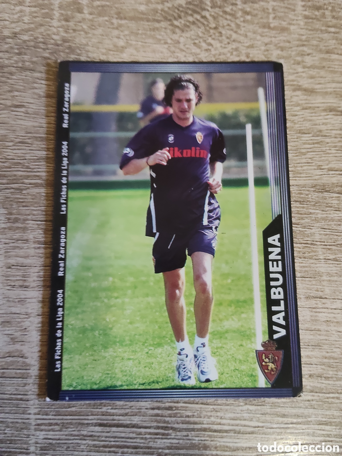 Cromos de f&uacute;tbol: Mundicromo las fichas de la liga 2004 491 Valbuena Real Zaragoza