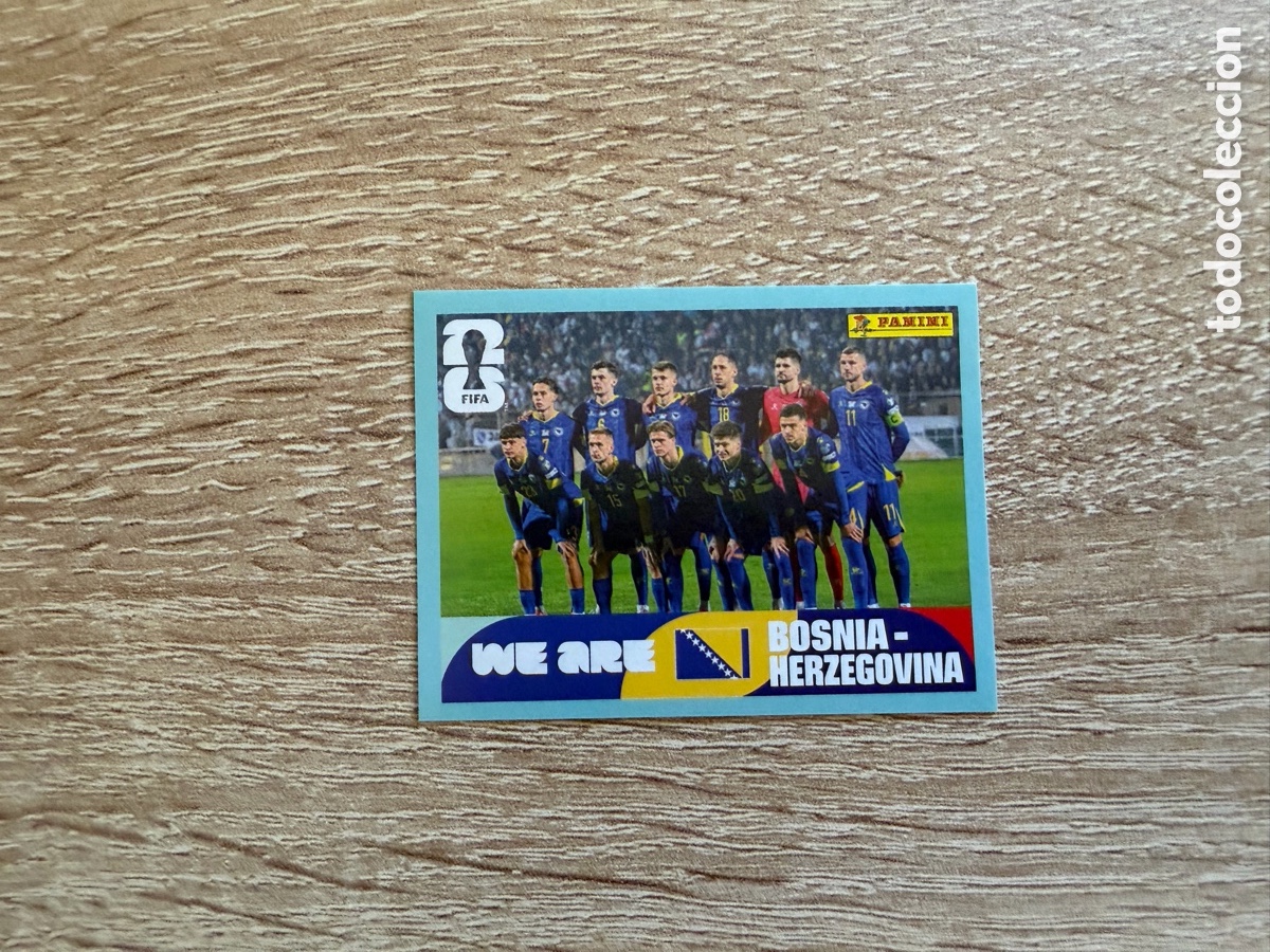 Fu&szlig;ball-Sticker: BIH 13 ALINEACI&Oacute;N LINE-UP PANINI STICKER FIFA WORLD CUP 2026 26 BOSNIA Y HERZEGOVINA