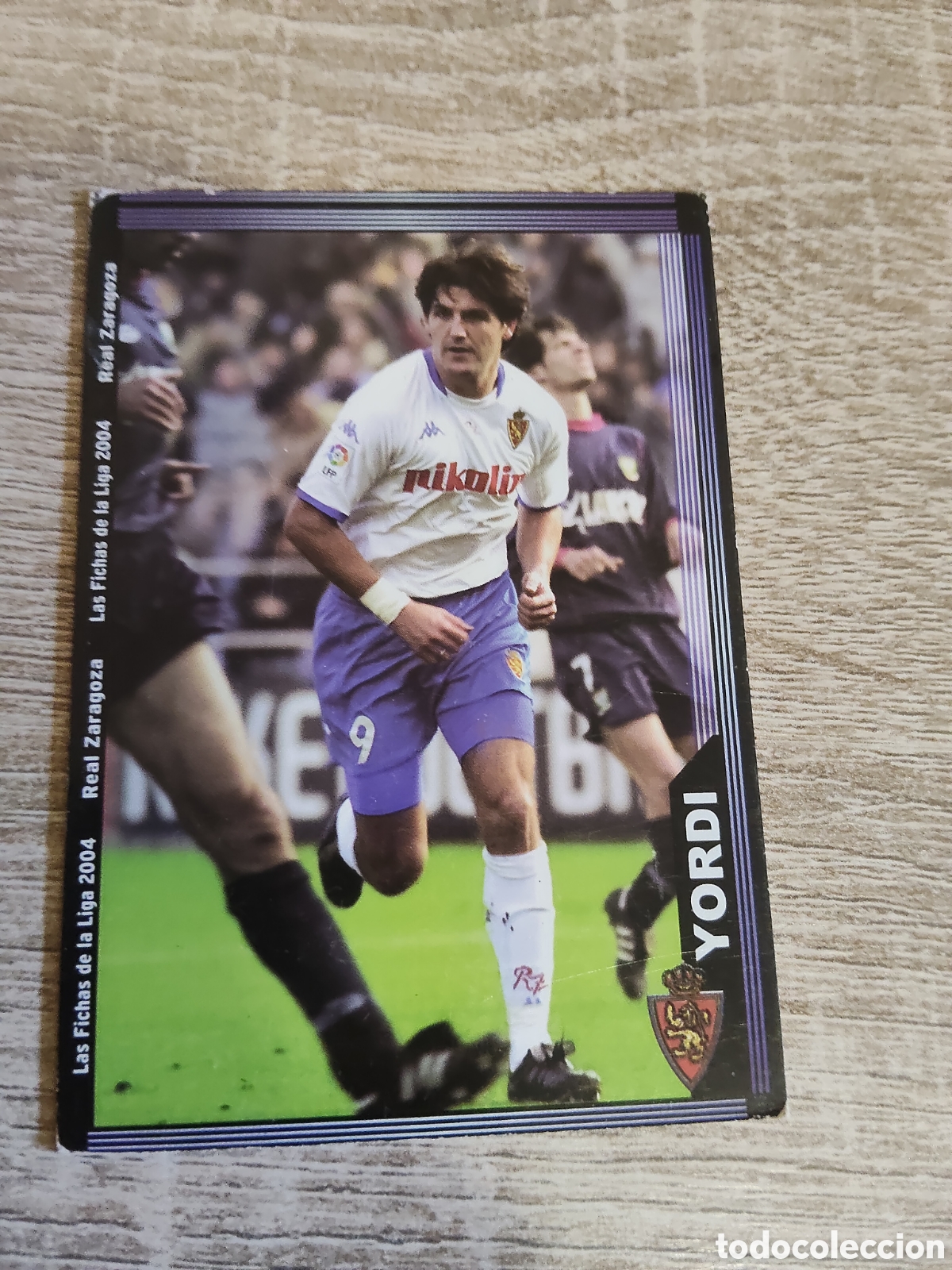 Cromos de f&uacute;tbol: Mundicromo las fichas de la liga 2004 497 Yordi Real Zaragoza