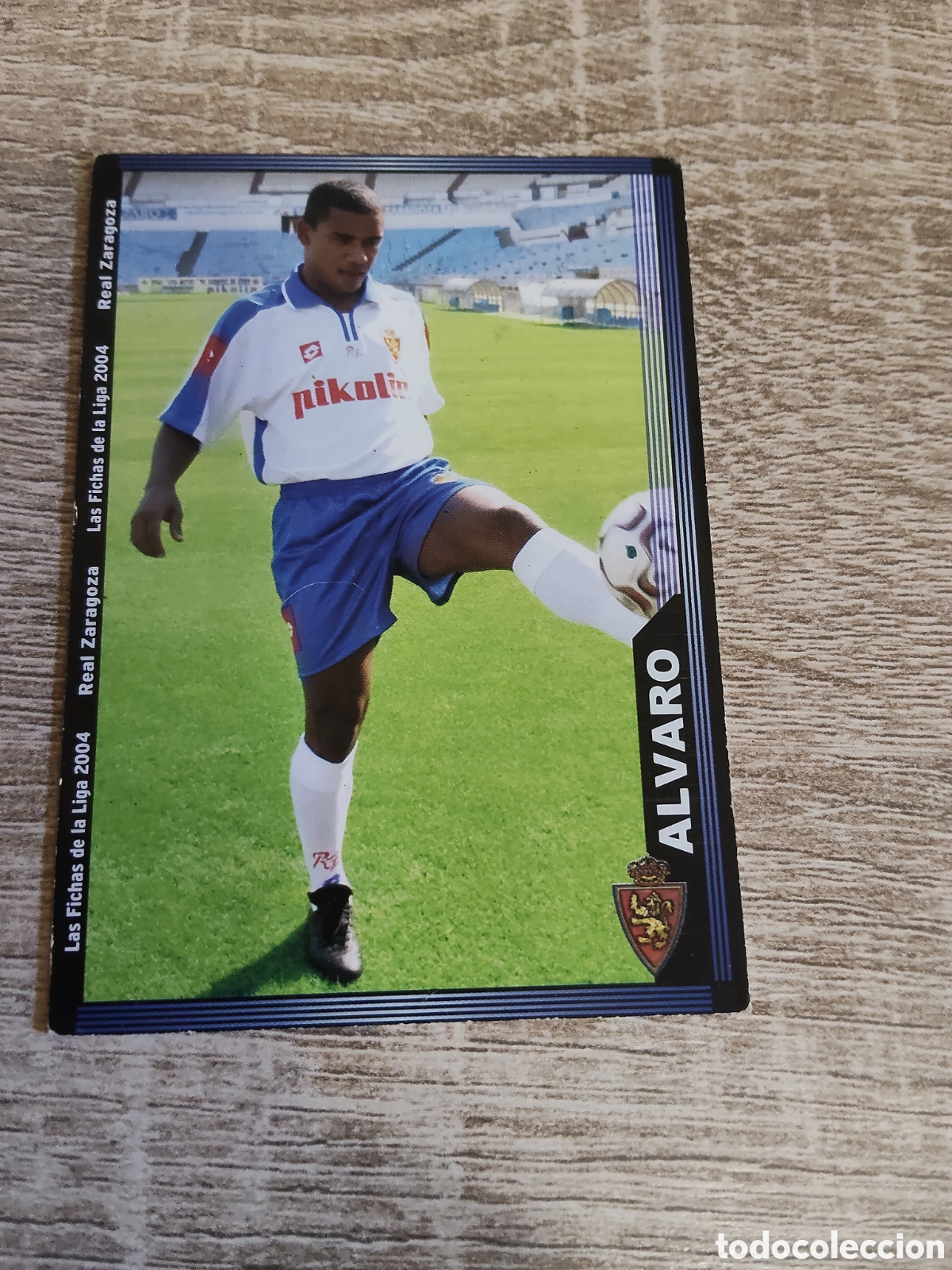 Cromos de f&uacute;tbol: Mundicromo las fichas de la liga 2004 498 &Aacute;lvaro Real Zaragoza