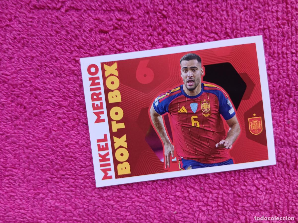 Cromos de f&uacute;tbol: espa&ntilde;a 2026 70 mikel merino selecci&oacute;n espa&ntilde;ola panini carrefour family mundial de futbol (F)
