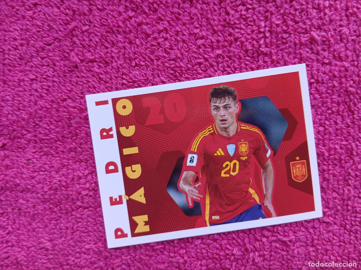 Cromos de f&uacute;tbol: espa&ntilde;a 2026 69 pedri selecci&oacute;n espa&ntilde;ola panini carrefour family mundial de futbol (F)