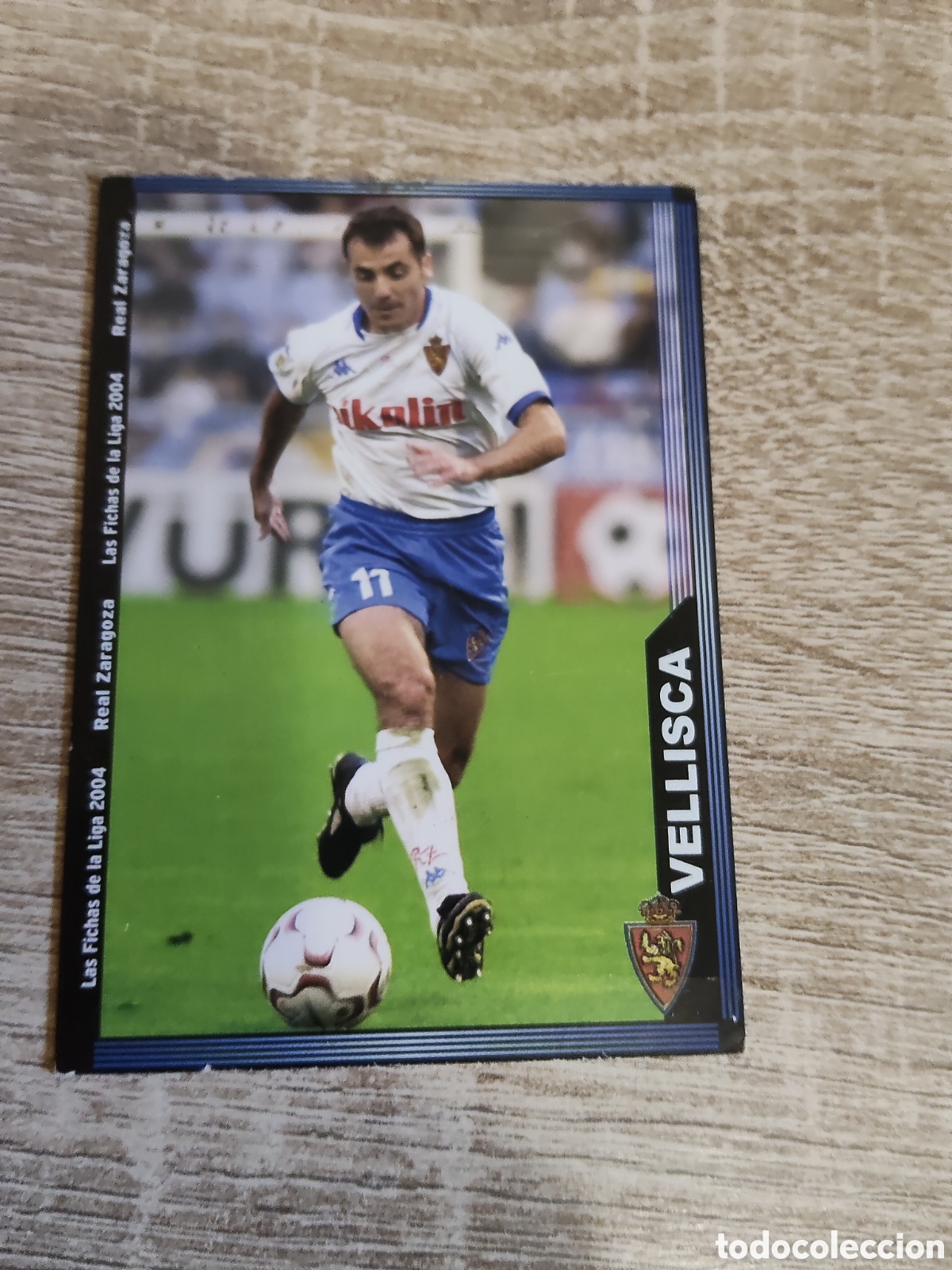 Fu&szlig;ball-Sticker: Mundicromo las fichas de la liga 2004 507 Vellisca Real Zaragoza