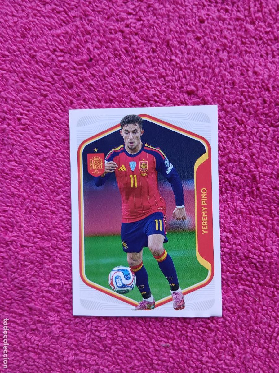 Fu&szlig;ball-Sticker: espa&ntilde;a 2026 58 yeremi pino espa&ntilde;ola panini carrefour family mundial de futbol (F)